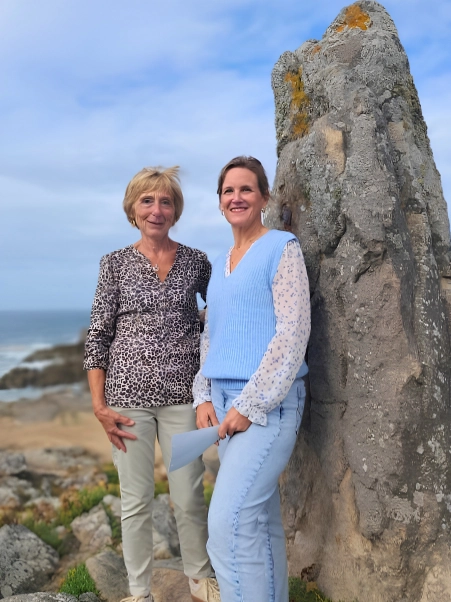 Brigitte Heuls et Violette Paillard, intervieweuse pour Le Croisic Sport Actu